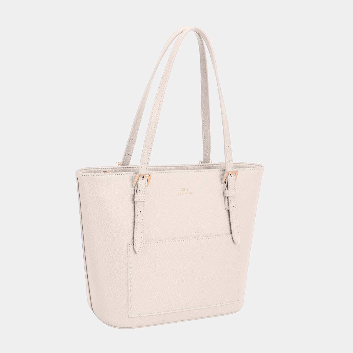 David Jones PU Leather Tote Bag - JassyBae