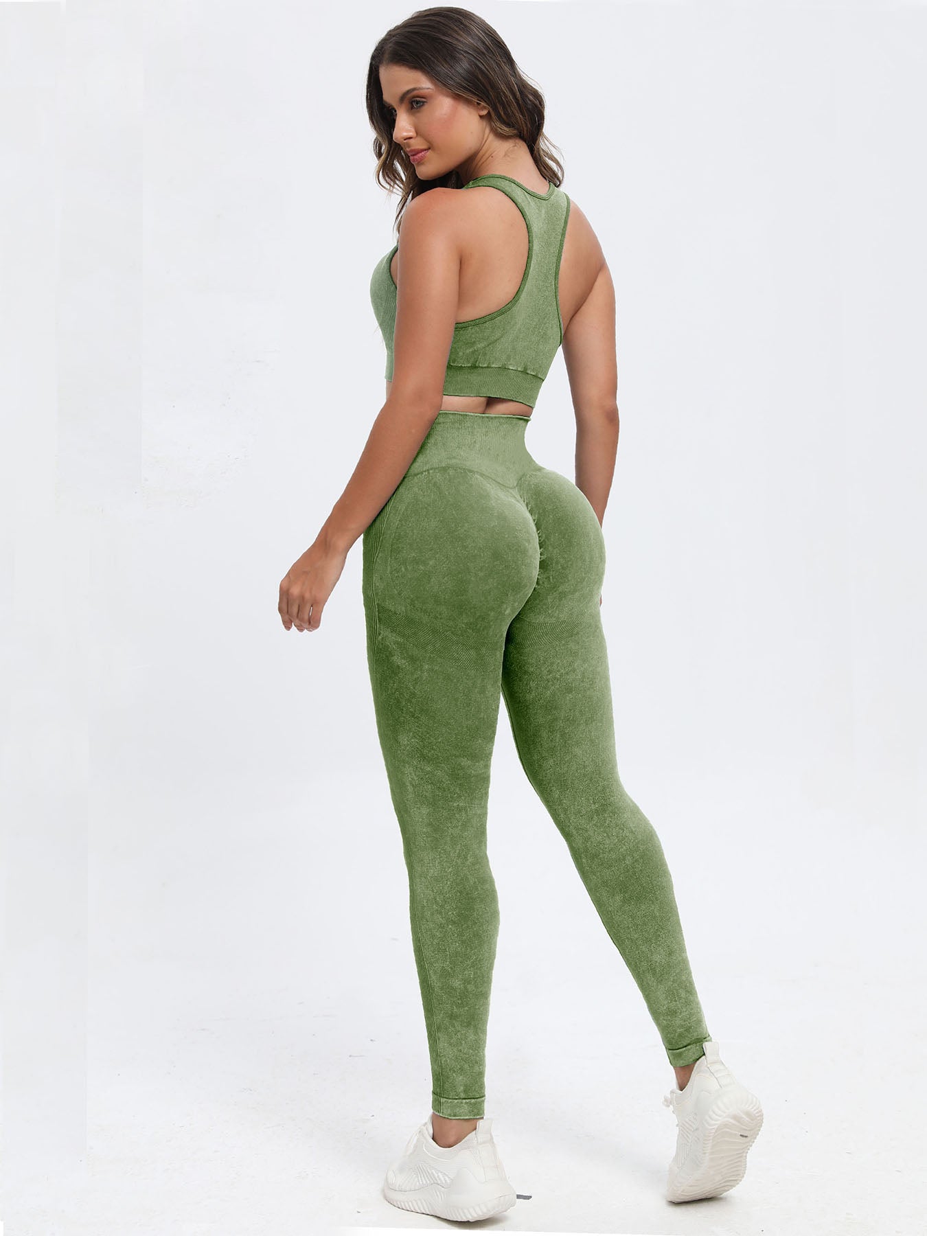 Scoop Neck Wide Strap Top and Pants Active Set - JassyBae