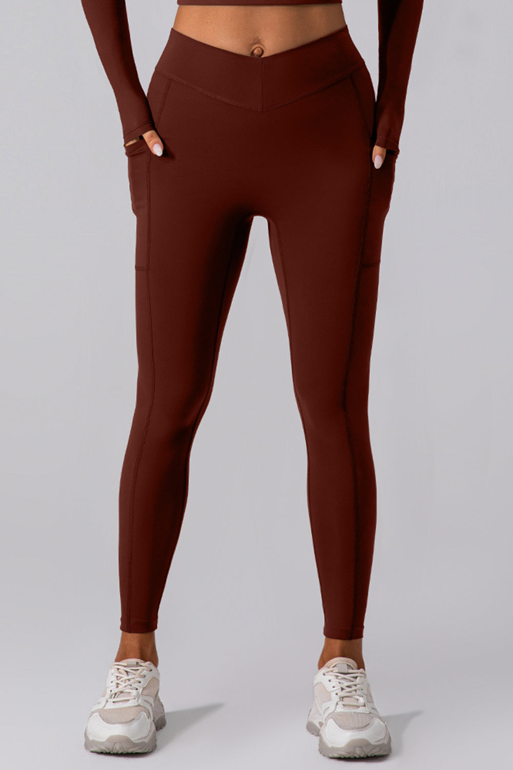 High Waist Active Leggings with Pockets - JassyBae