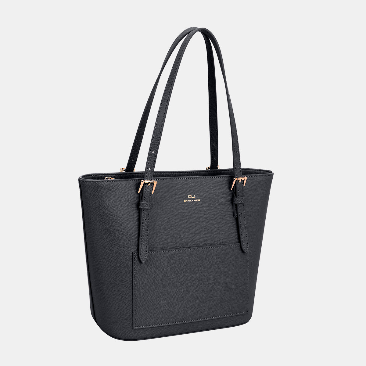 David Jones PU Leather Tote Bag - JassyBae