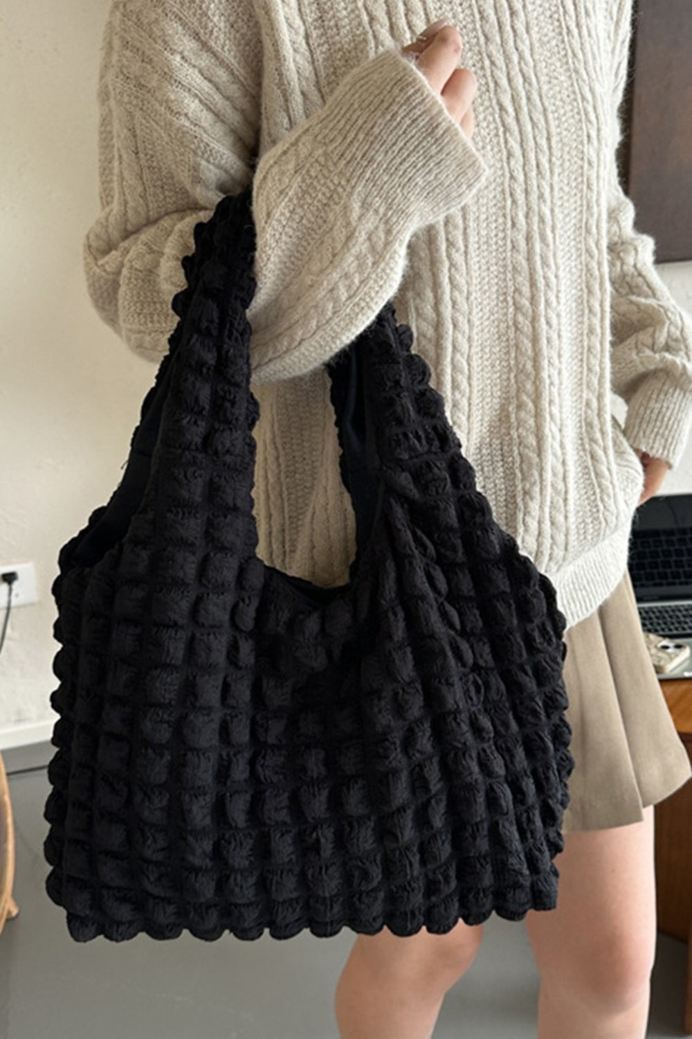 Zenana Cloud Puffy Shoulder Tote Bag - JassyBae