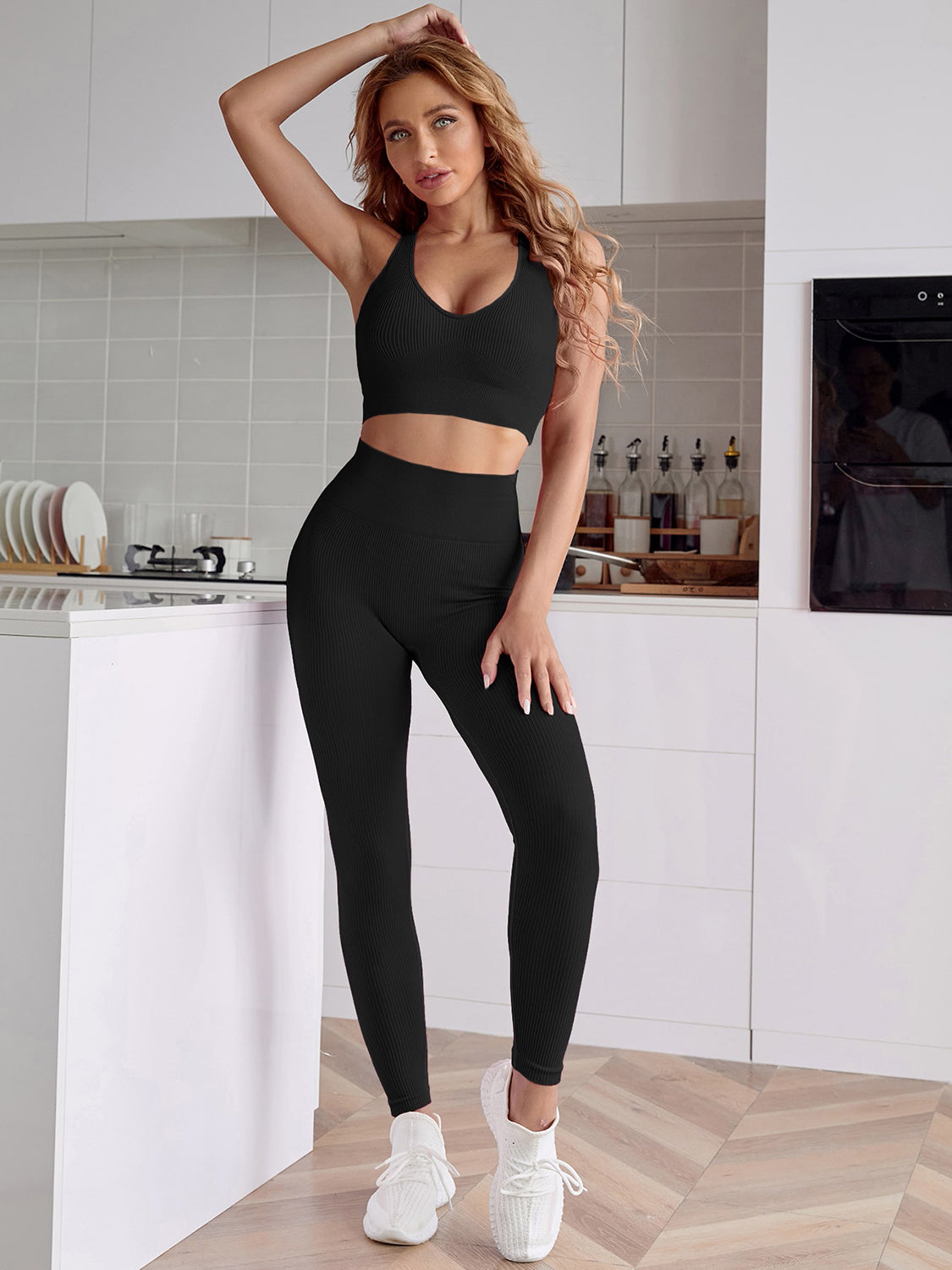 Sport Tank and Leggings Set - JassyBae