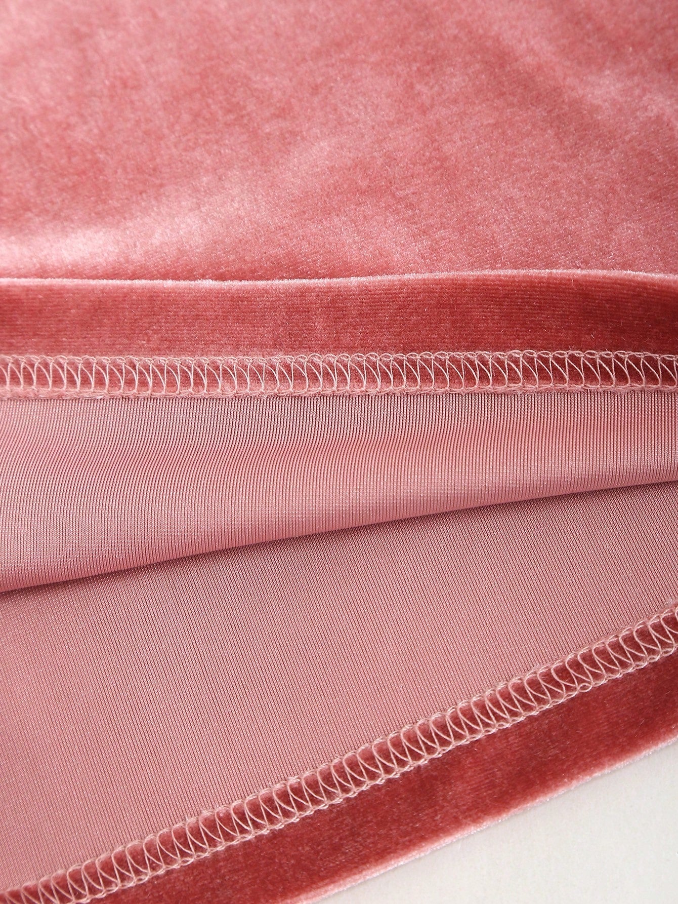 Pink Solid Color Zip Fly Straight Leg Pants