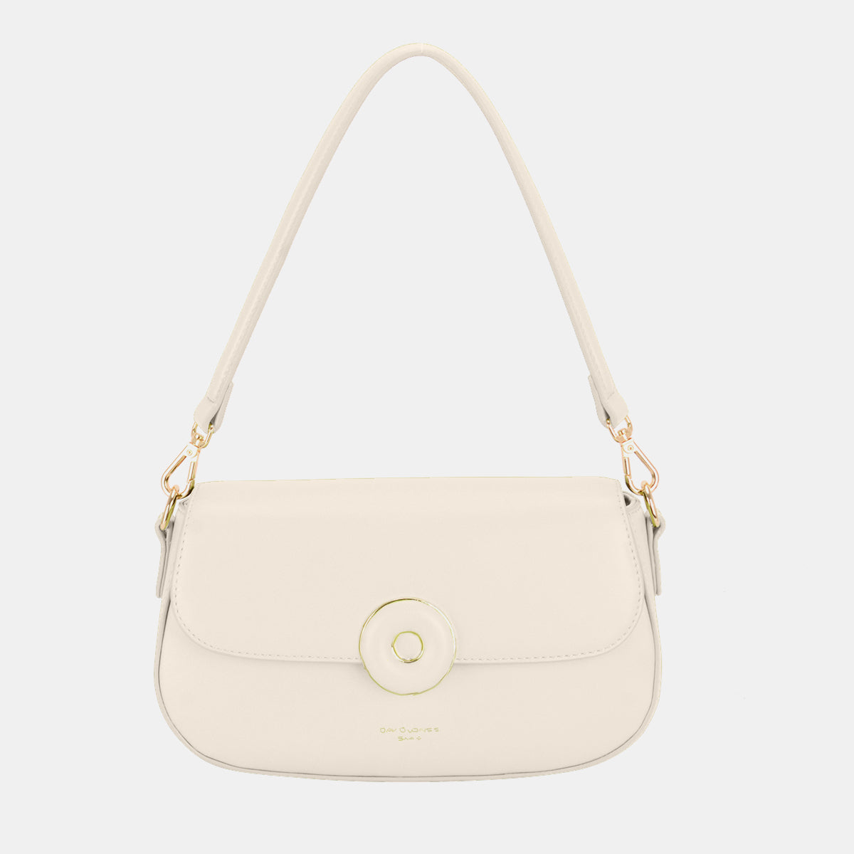 David Jones PU Leather Shoulder Bag - JassyBae