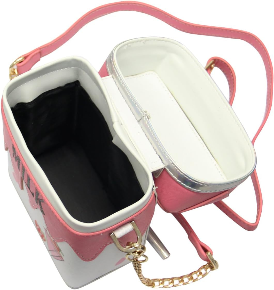 Cute Milk Box Cross Body Purse