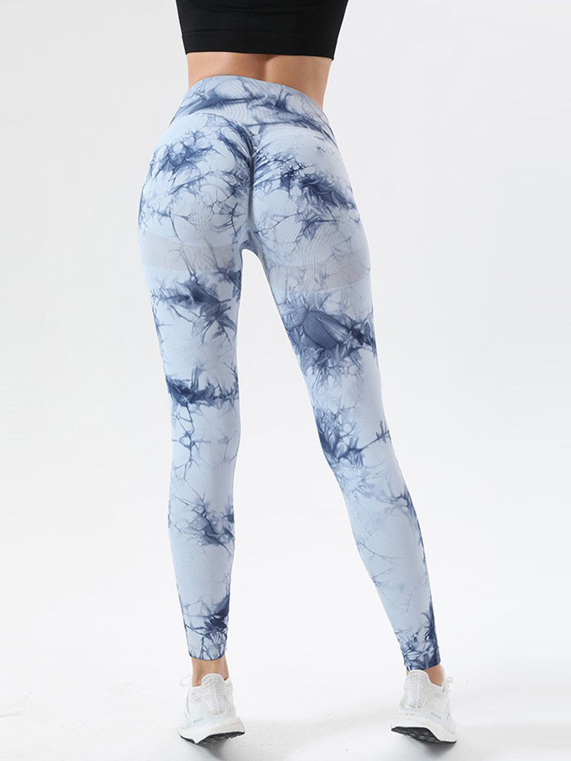 Tie-Dye High Waist Active Leggings - JassyBae