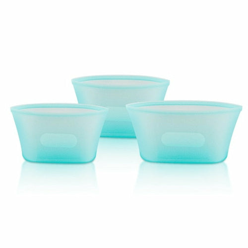 Silicone Food Storage Containers Set Fresh Bowl Cup Bag Reusable Stand