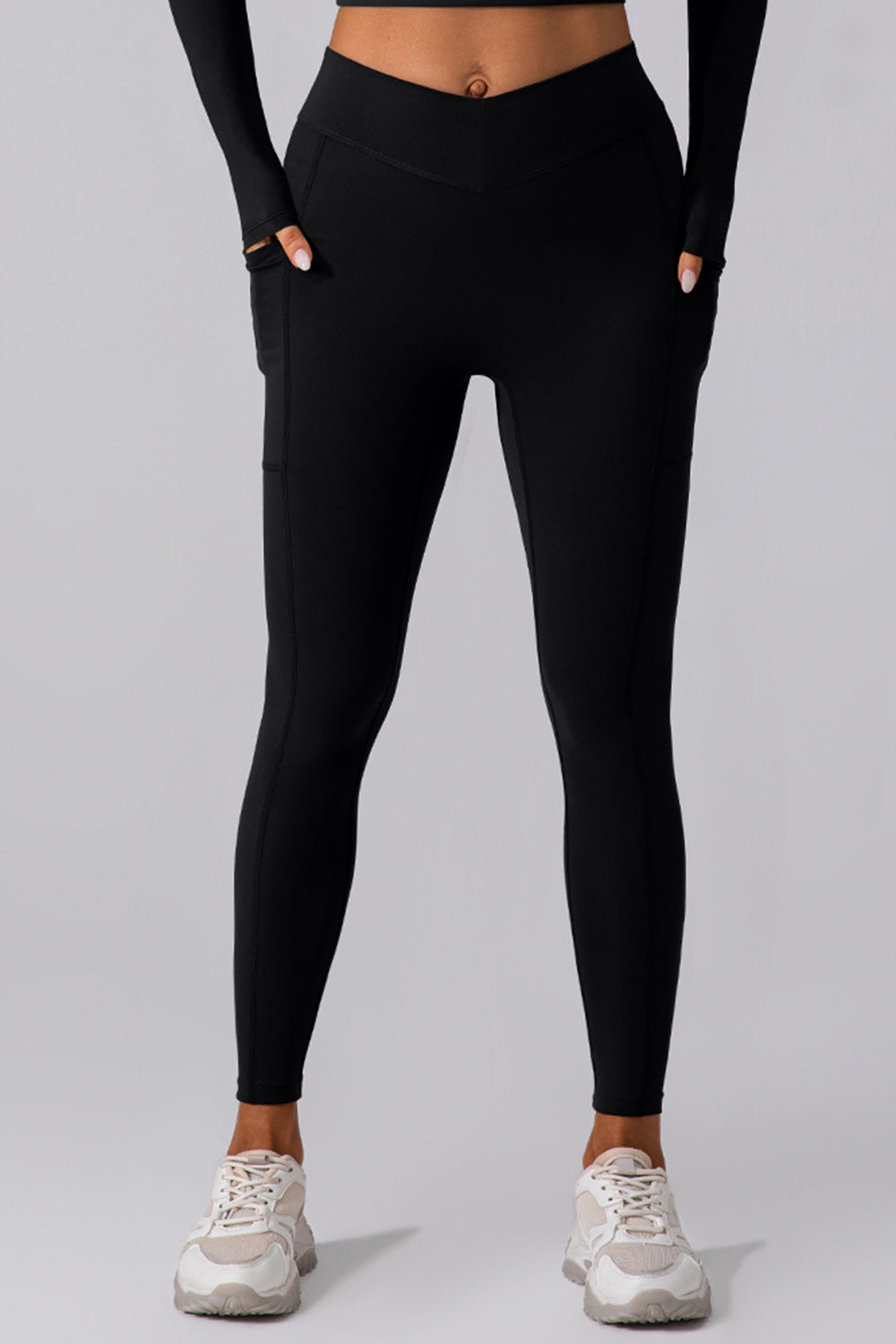 High Waist Active Leggings with Pockets - JassyBae