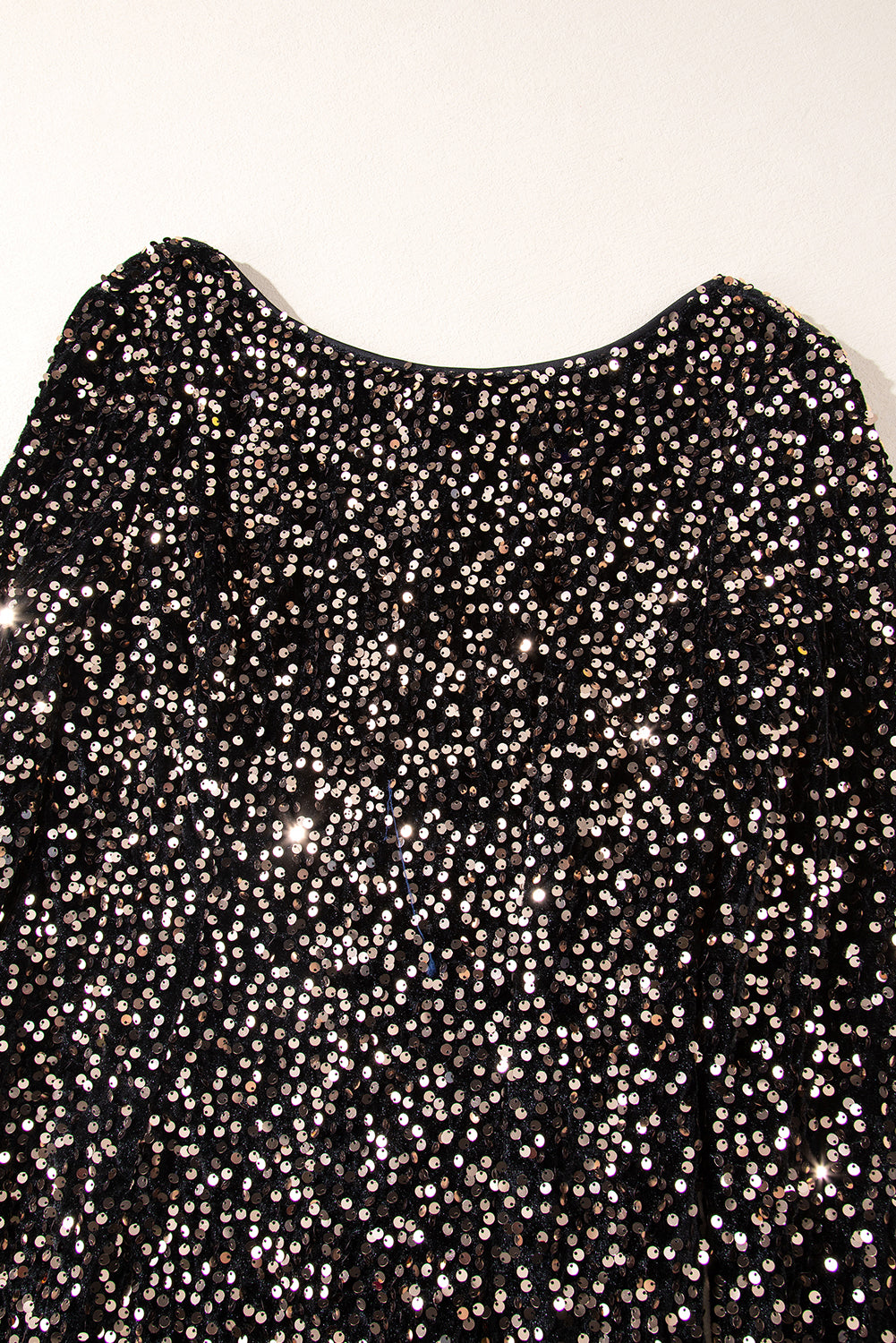 Sequin Crew Neck Dress