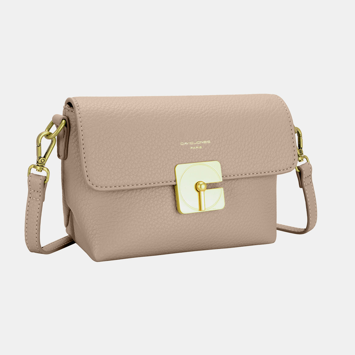 David Jones PU Leather Crossbody Bag - JassyBae