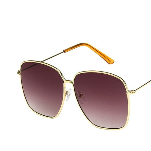 Large frame Square Women Sunglasses Classic Retro