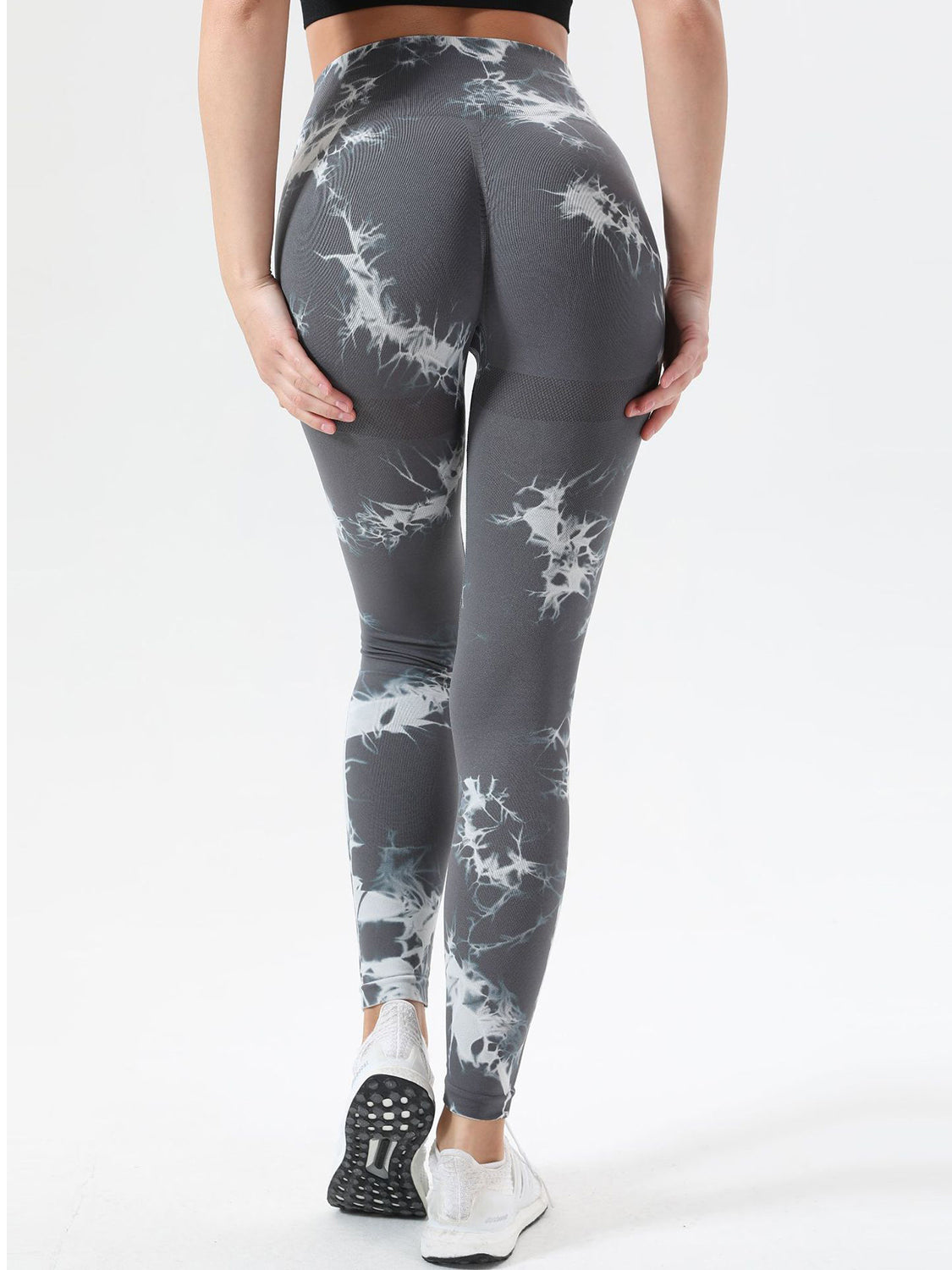 Tie-Dye High Waist Active Leggings - JassyBae