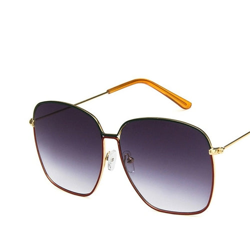 Large frame Square Women Sunglasses Classic Retro