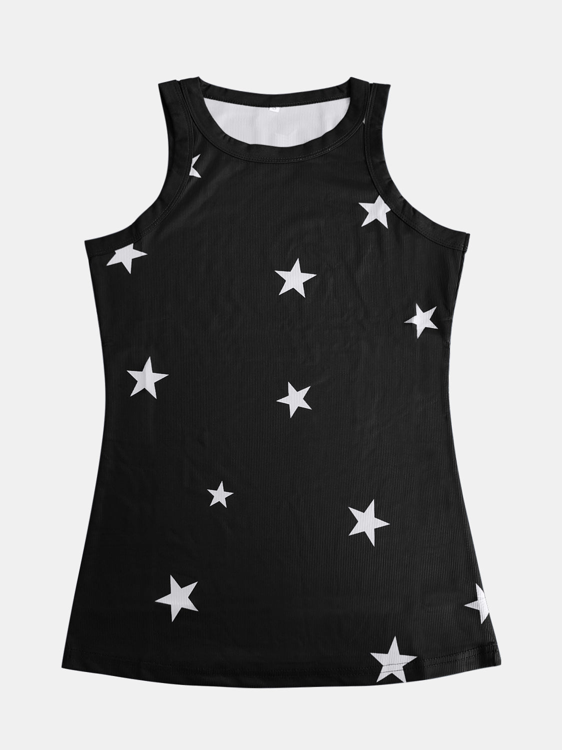 Full Size Star Round Neck Tank - JassyBae