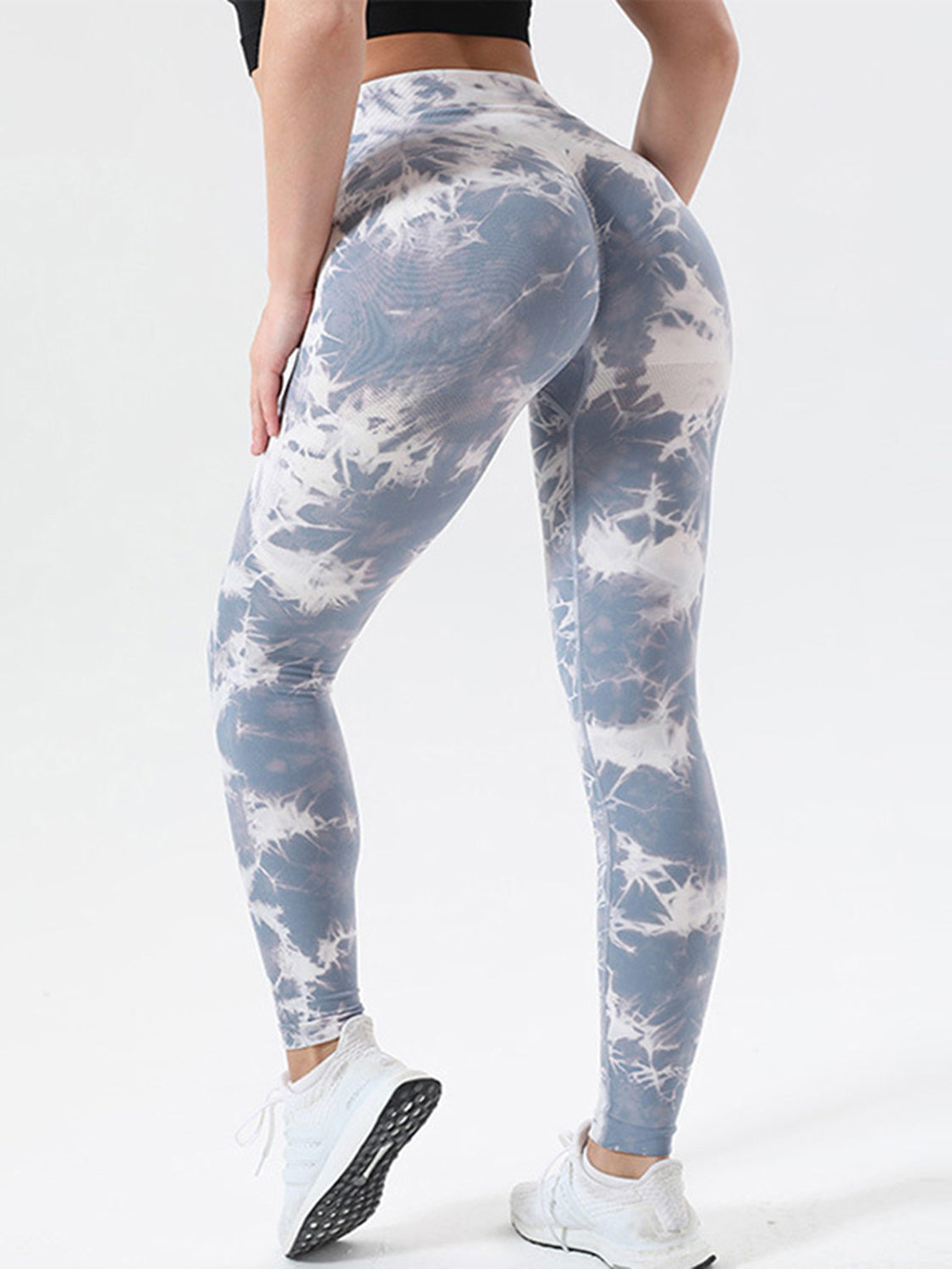 Tie-Dye High Waist Active Leggings - JassyBae