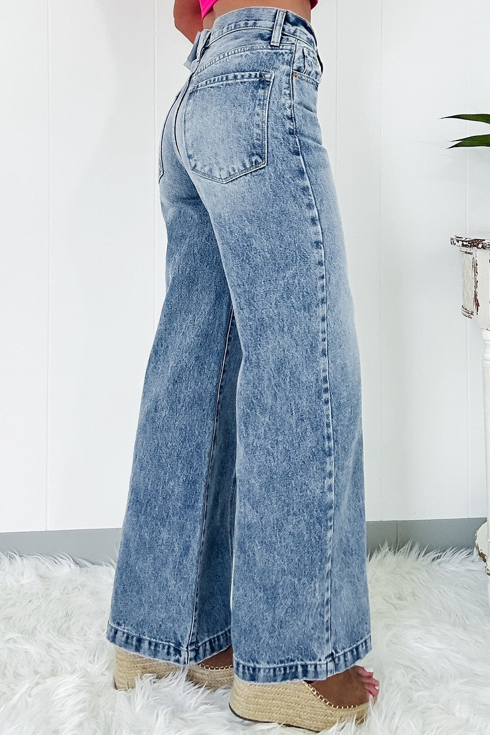 High Waist Wide Leg Jeans - JassyBae