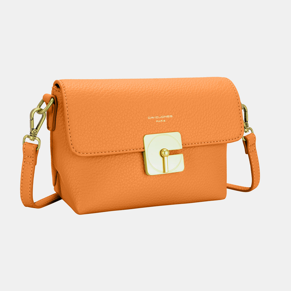 David Jones PU Leather Crossbody Bag - JassyBae