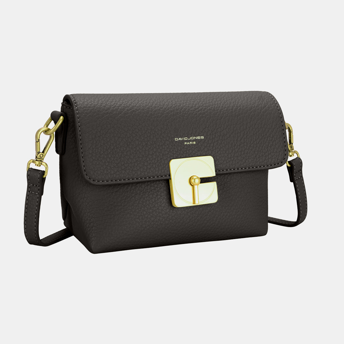 David Jones PU Leather Crossbody Bag - JassyBae