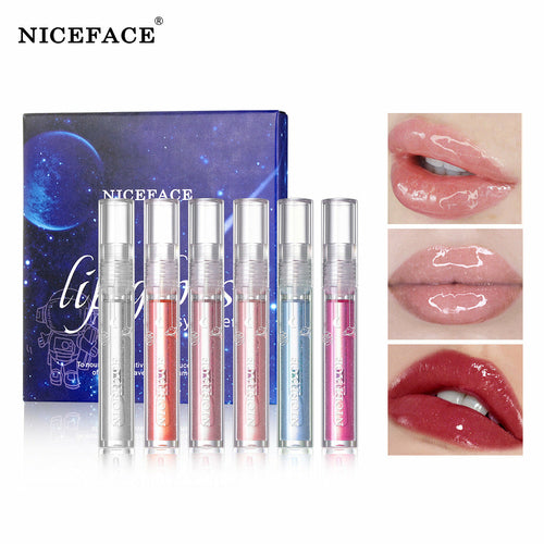 Glass Water Glossy Lip Gloss Transparent Lip Gloss Moisturizing