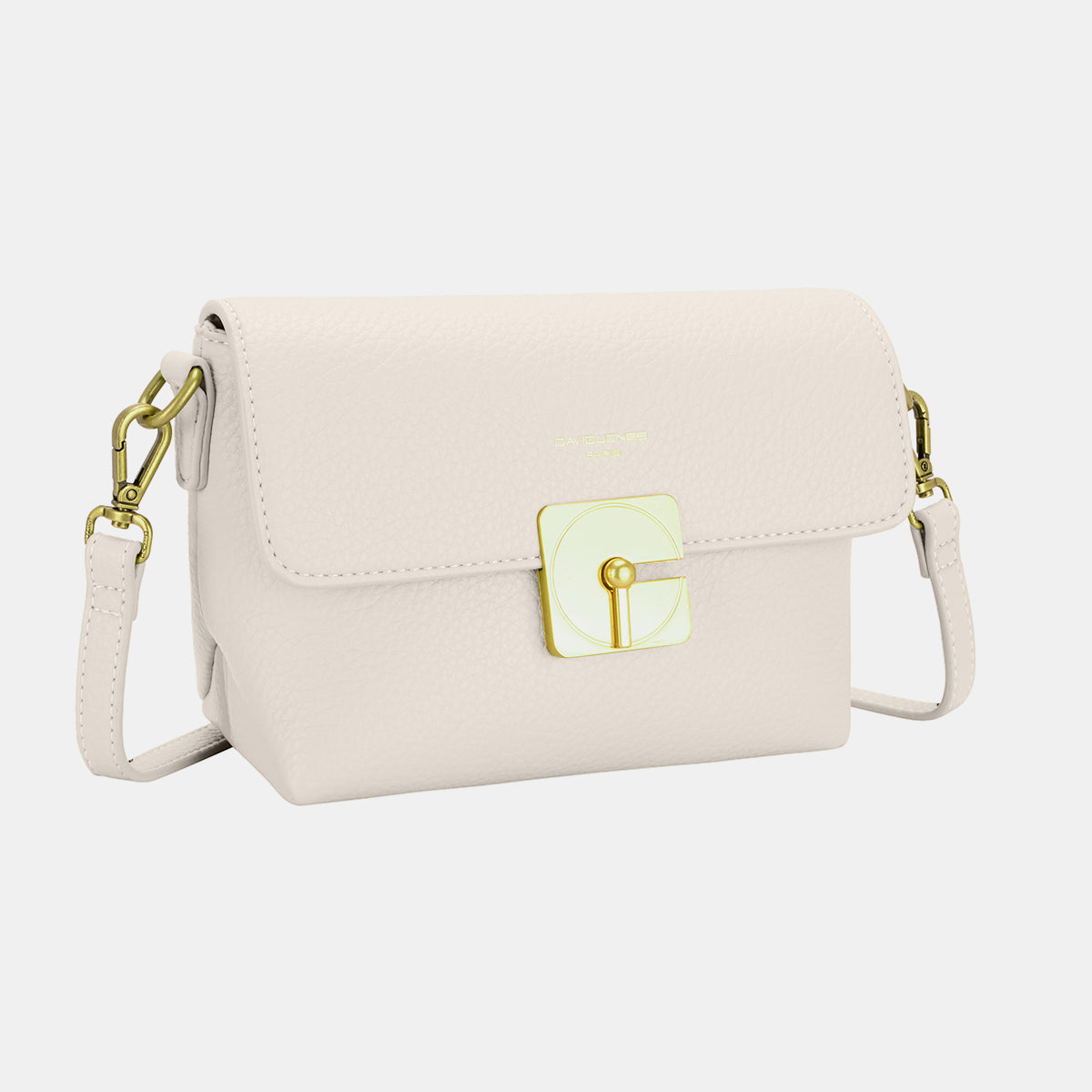 David Jones PU Leather Crossbody Bag - JassyBae