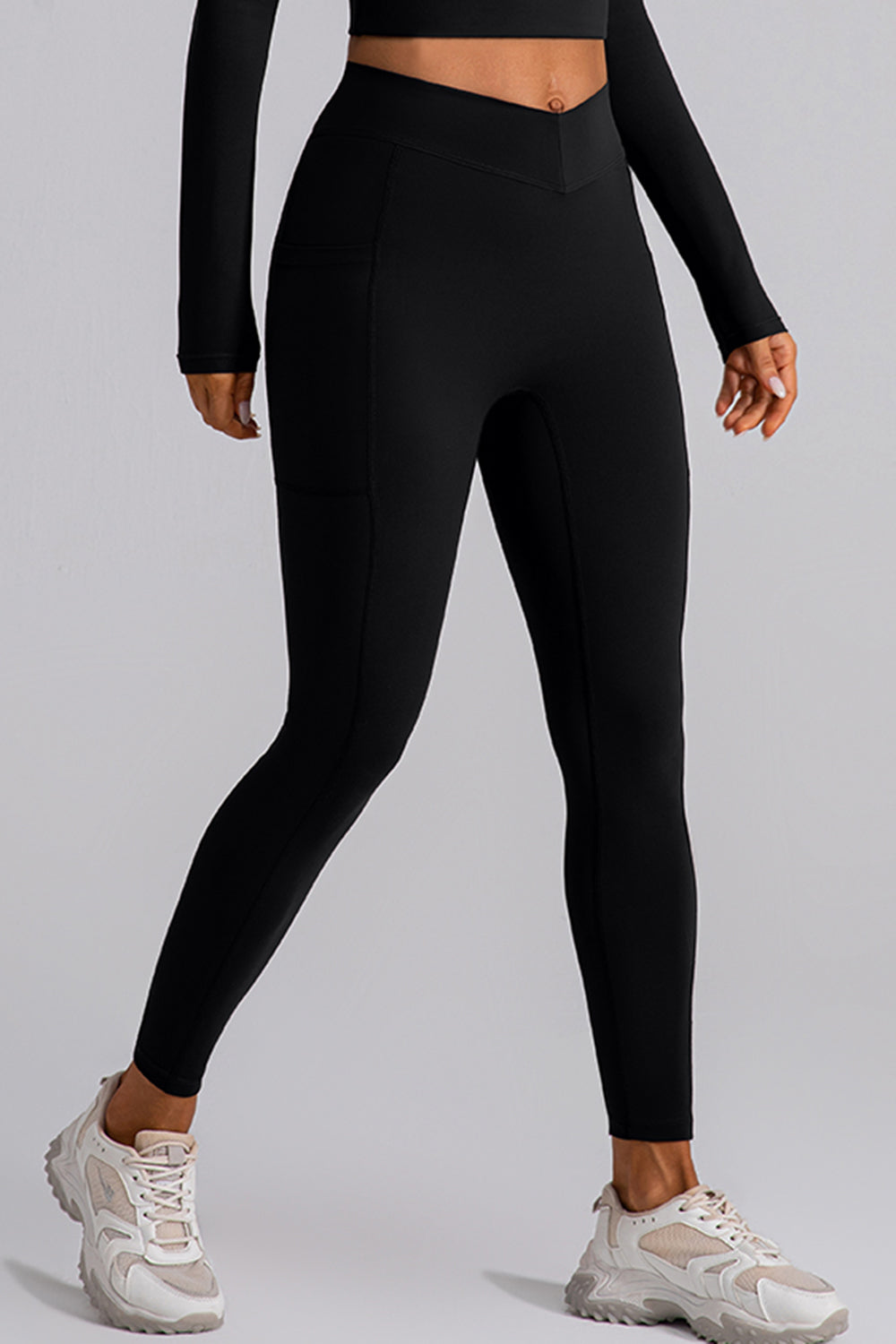 High Waist Active Leggings with Pockets - JassyBae