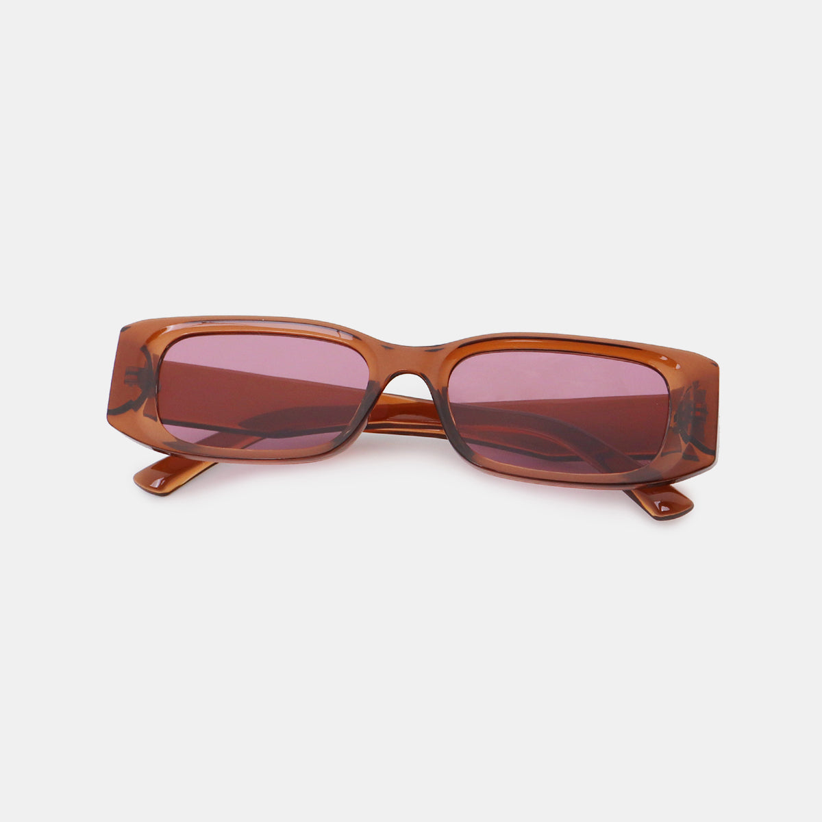 Polycarbonate Frame Rectangle Sunglasses - JassyBae