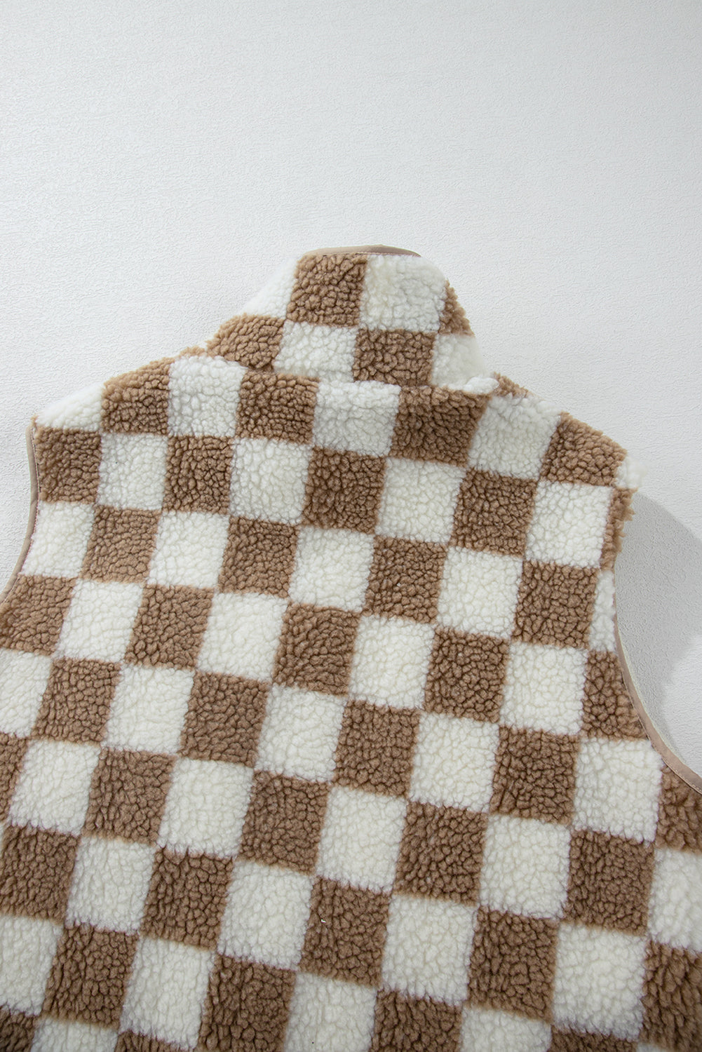 Checkered Collared Vest