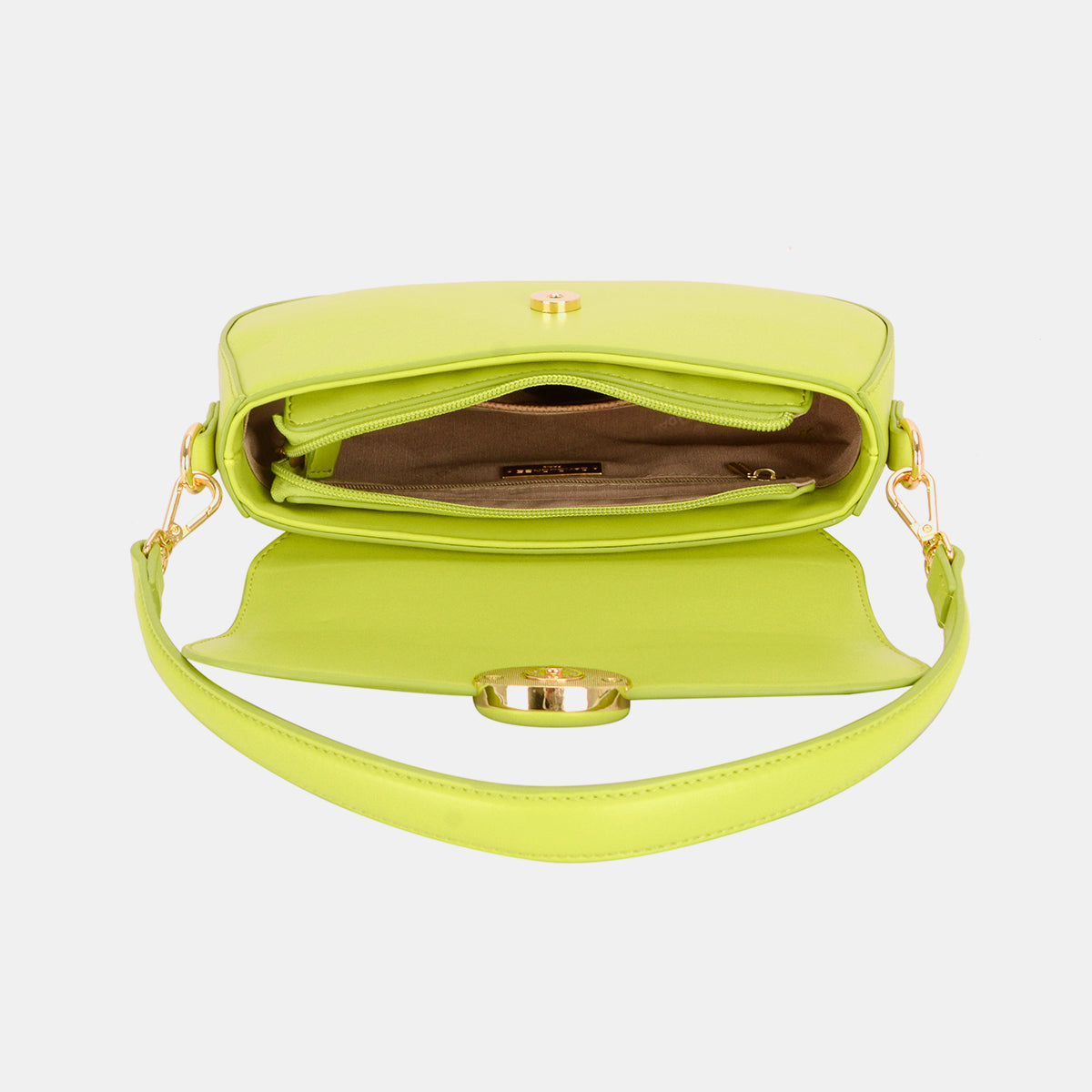 David Jones PU Leather Shoulder Bag - JassyBae