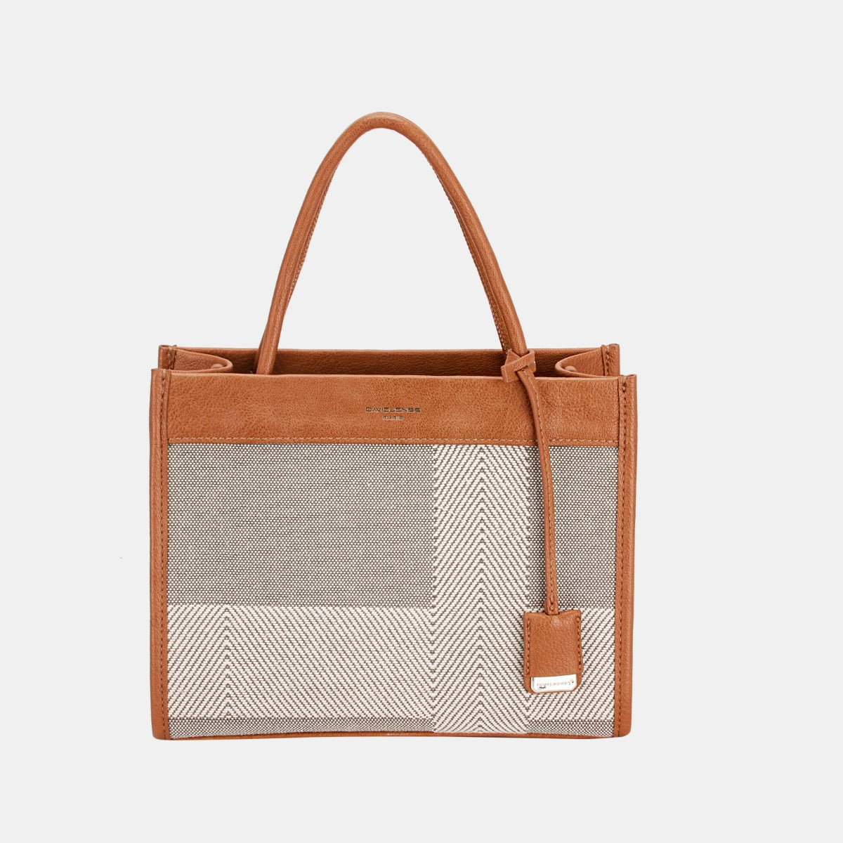 David Jones Striped Contrast Tote Bag - JassyBae