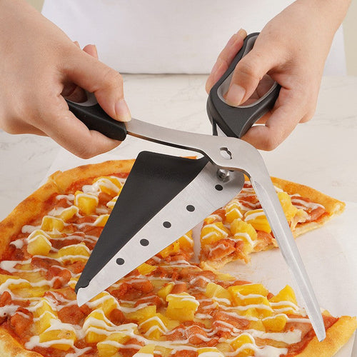 Stainless Steel Pizza Scissors Baking Tool Removable PIZZA Scissors