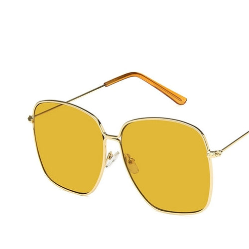 Large frame Square Women Sunglasses Classic Retro