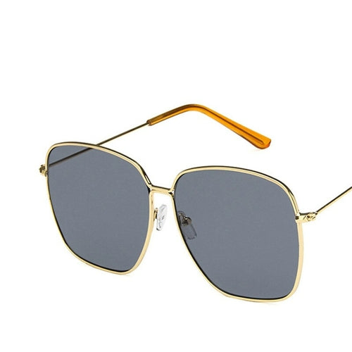 Large frame Square Women Sunglasses Classic Retro