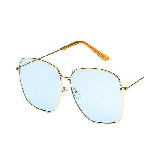 Large frame Square Women Sunglasses Classic Retro