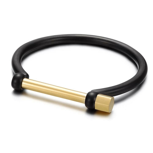 D-Shape Female Screw Bar Bangle