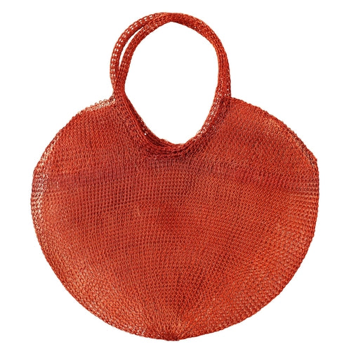 Mesh Wire Tote Bag in Copper