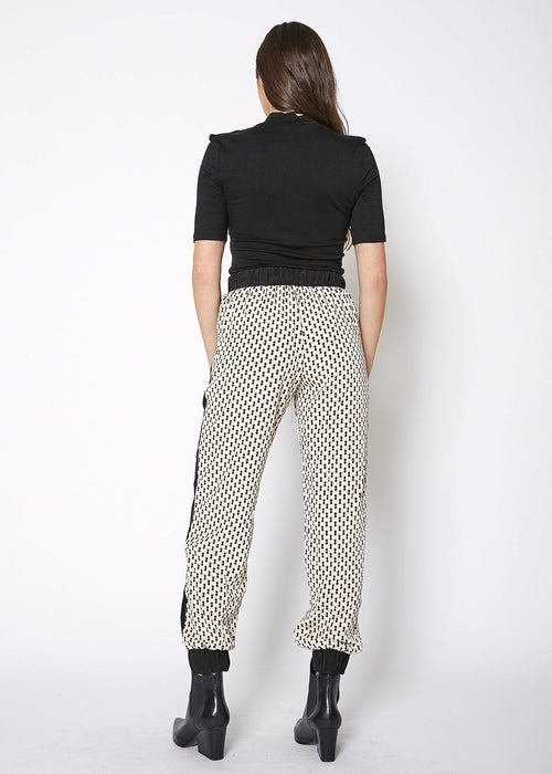 Women's Printed Casual Cuffed Hem Pants