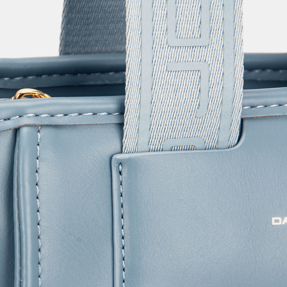 David Jones Small Handbag with Embossed Pattern Handles - JassyBae