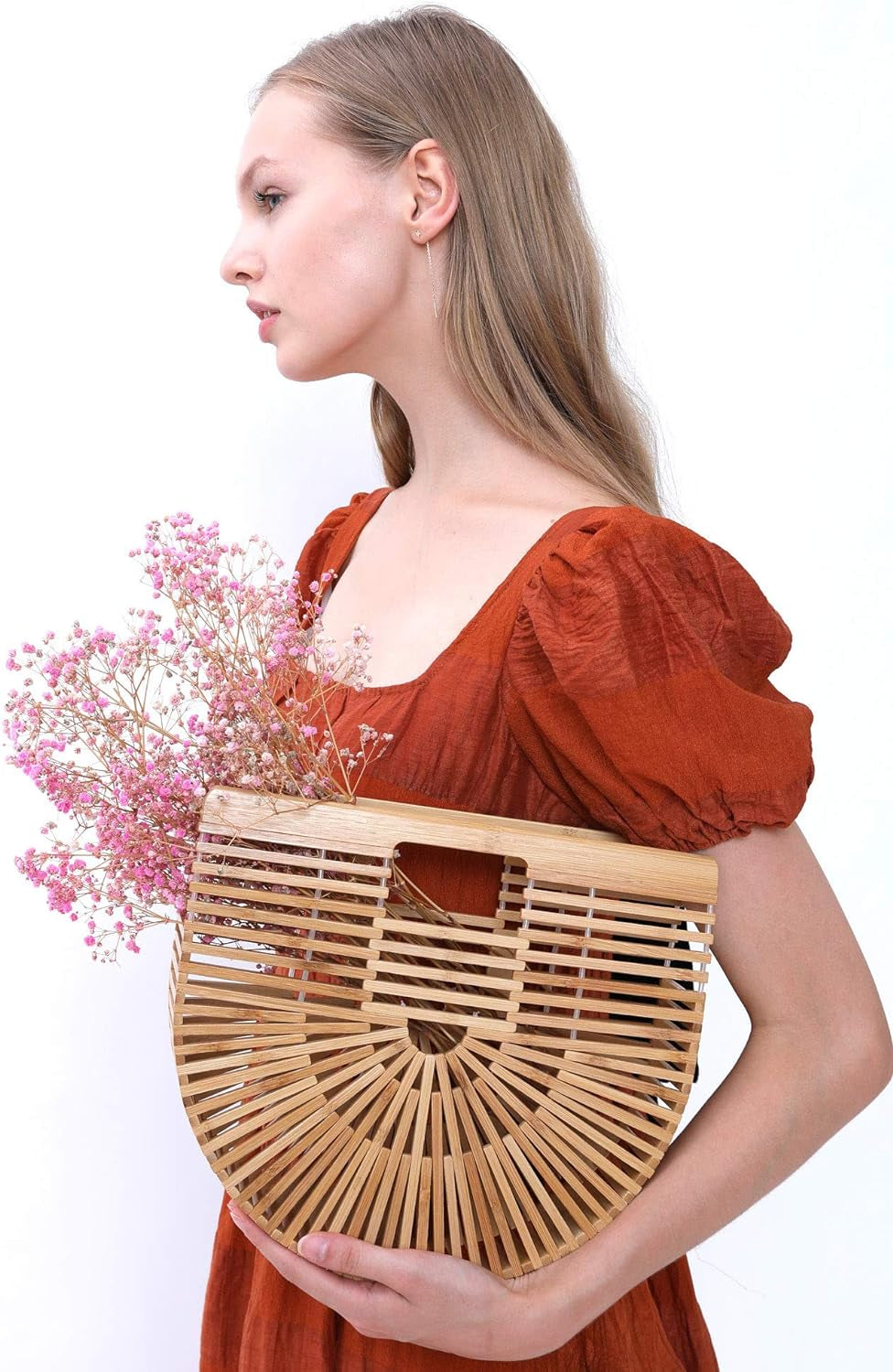 Bamboo Handbag Handmade Tote Purse