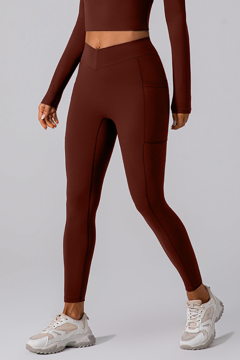 High Waist Active Leggings with Pockets - JassyBae