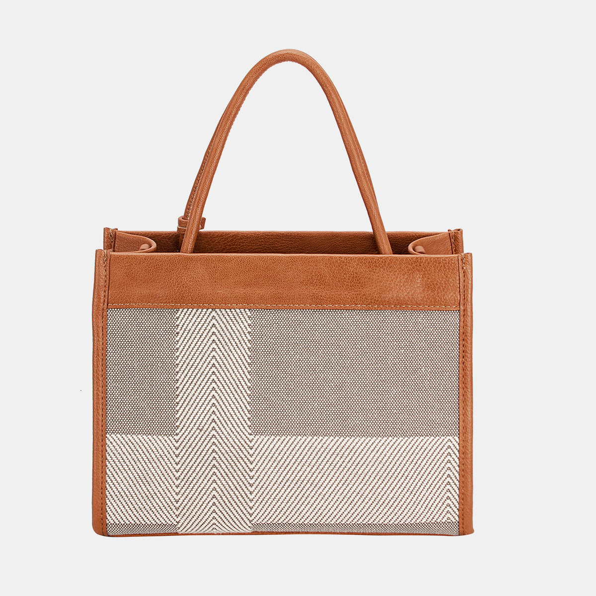 David Jones Striped Contrast Tote Bag - JassyBae