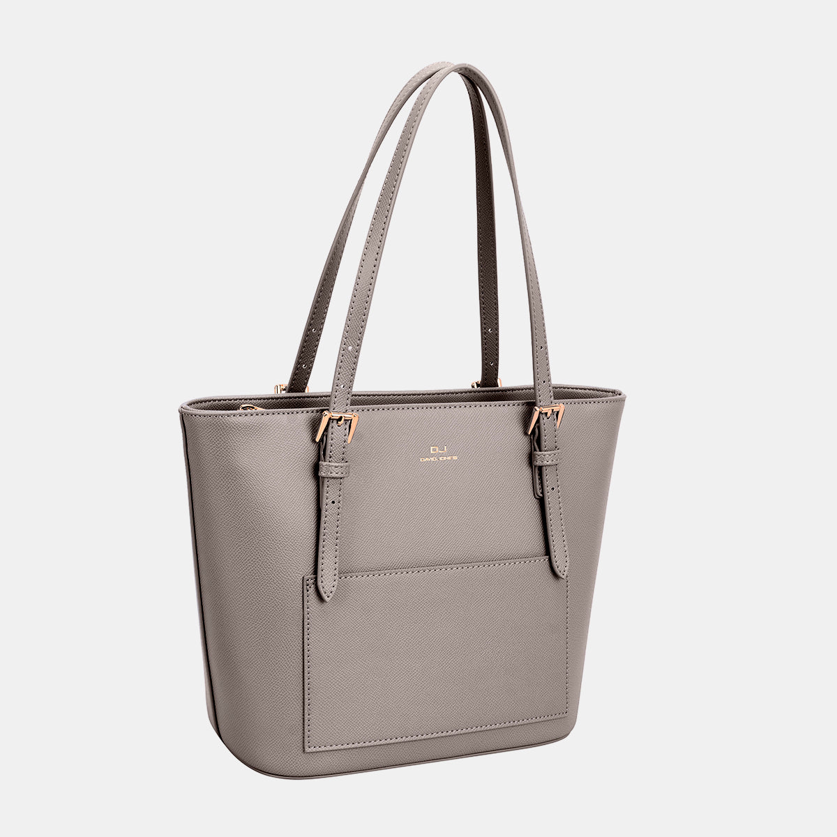 David Jones PU Leather Tote Bag - JassyBae