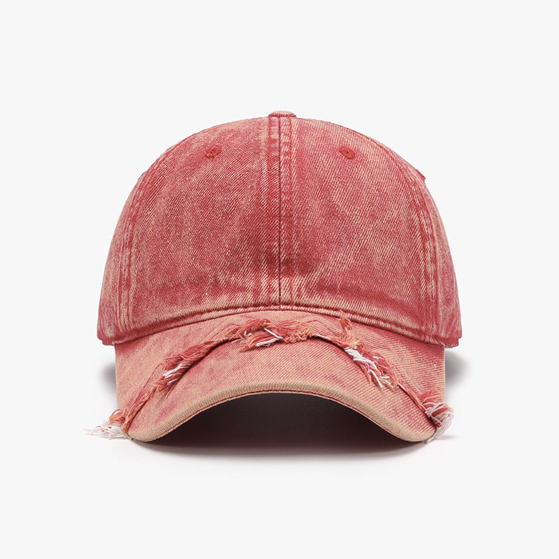 Fringe Adjustable Cotton Baseball Cap - JassyBae