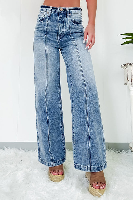 High Waist Wide Leg Jeans - JassyBae