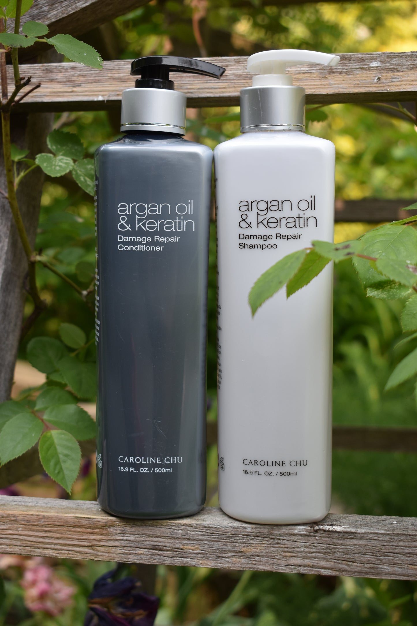 Argan Hair Oil & Keratin Damage Repair Haircare Duo