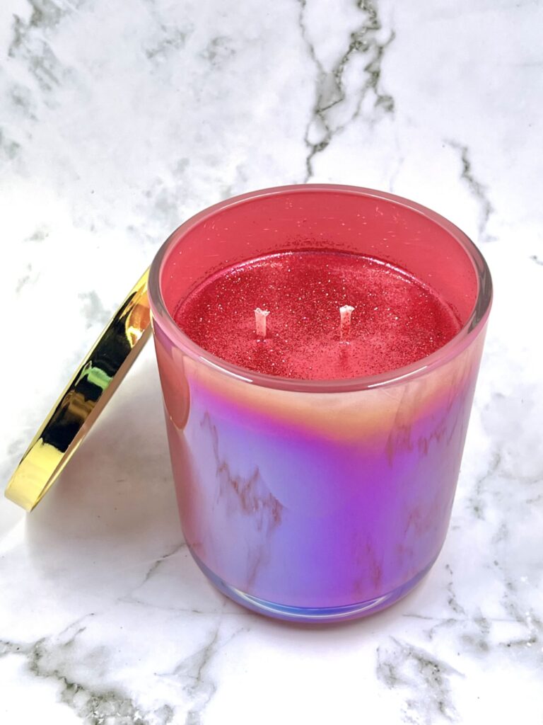 Vegan Soy Crystal Candle | La Fleur Rose