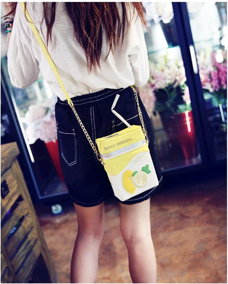 Cute Milk Box Cross Body Purse