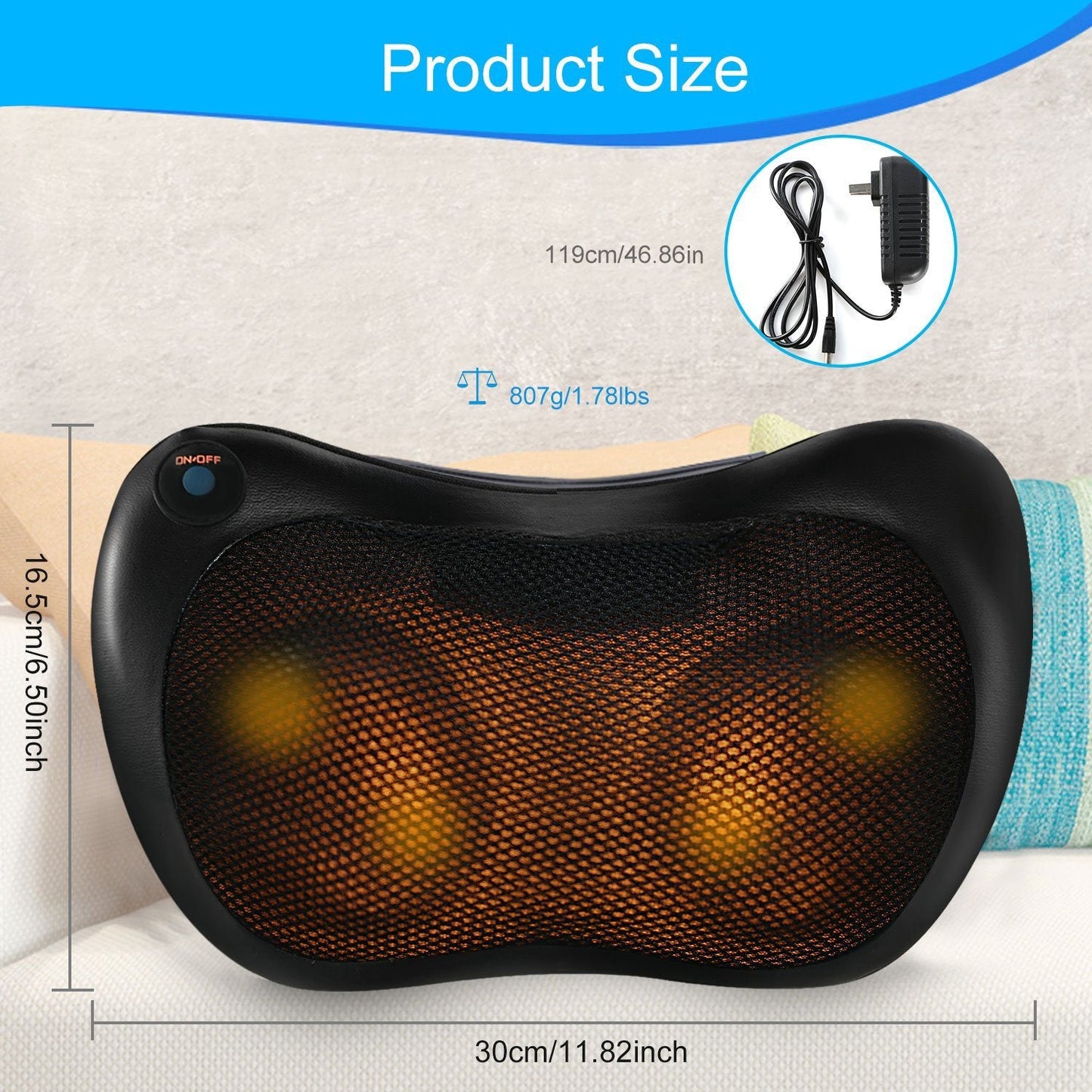 Back Neck Massage Pillow Massager