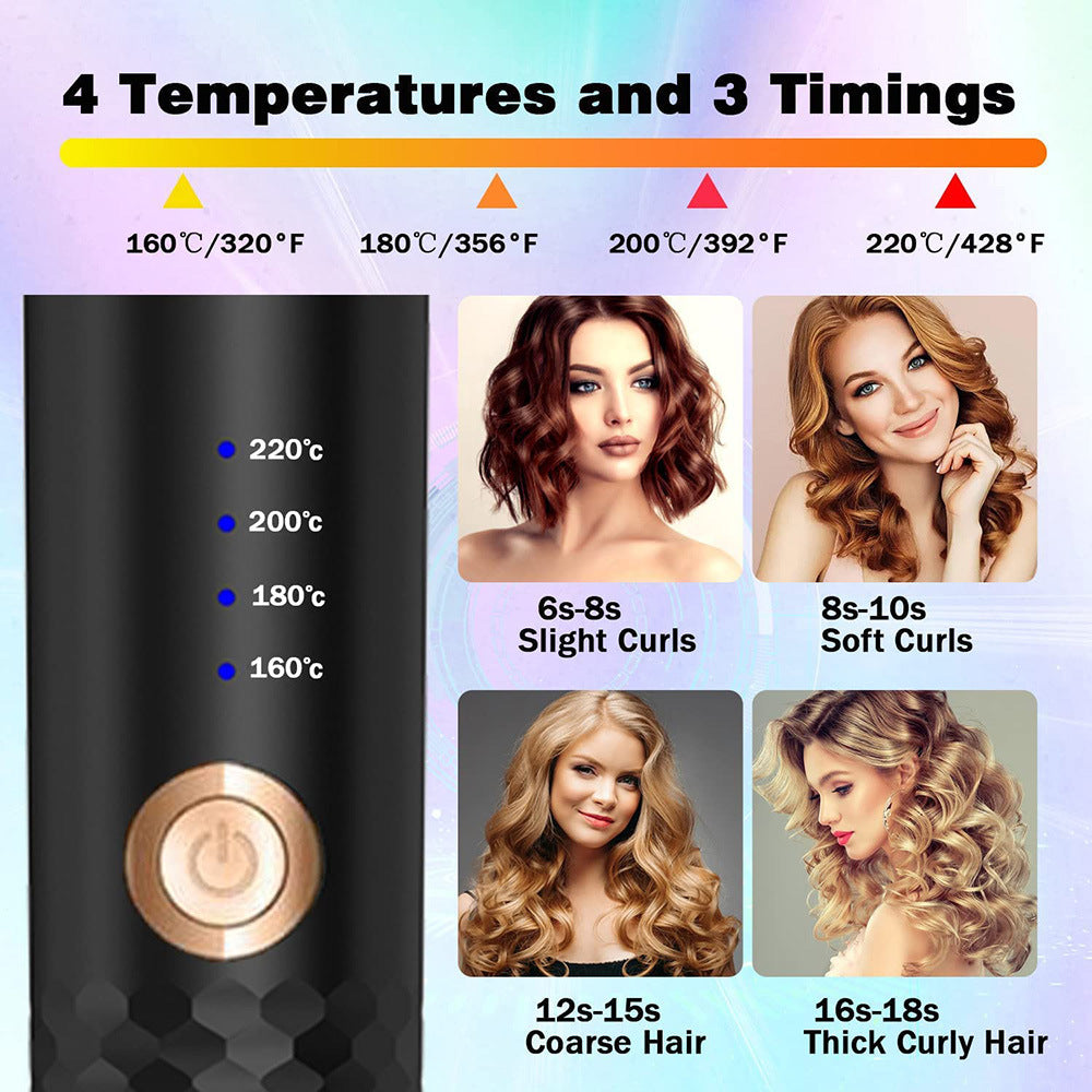 Automatic Rotating Hair Curling Wand