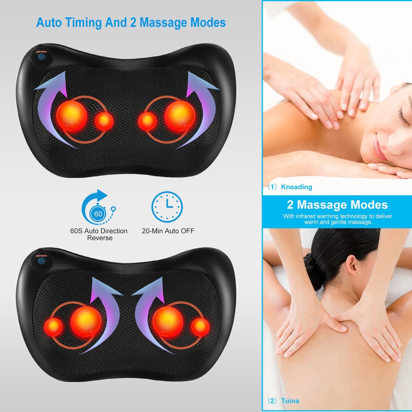 Back Neck Massage Pillow Massager