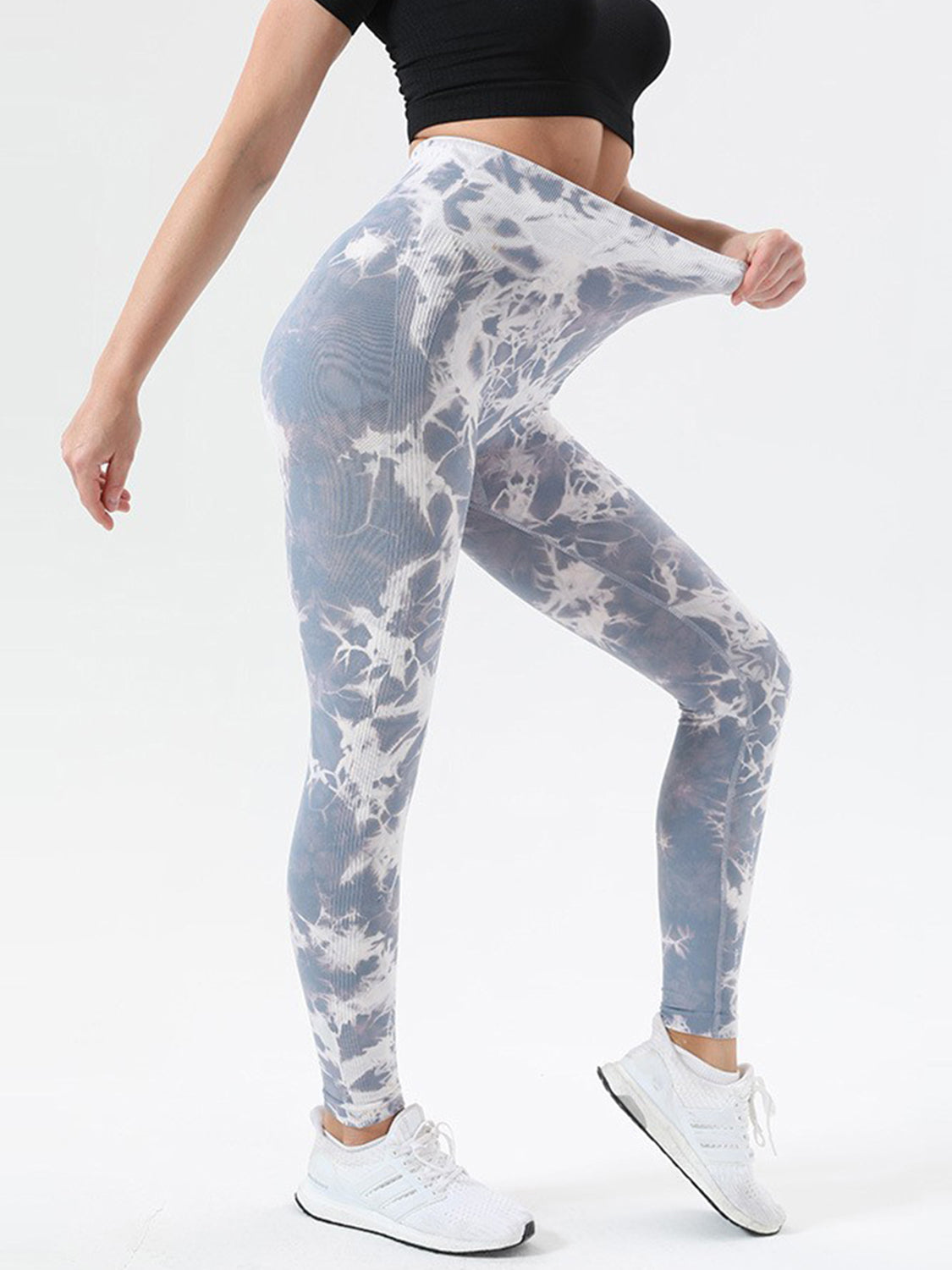 Tie-Dye High Waist Active Leggings - JassyBae